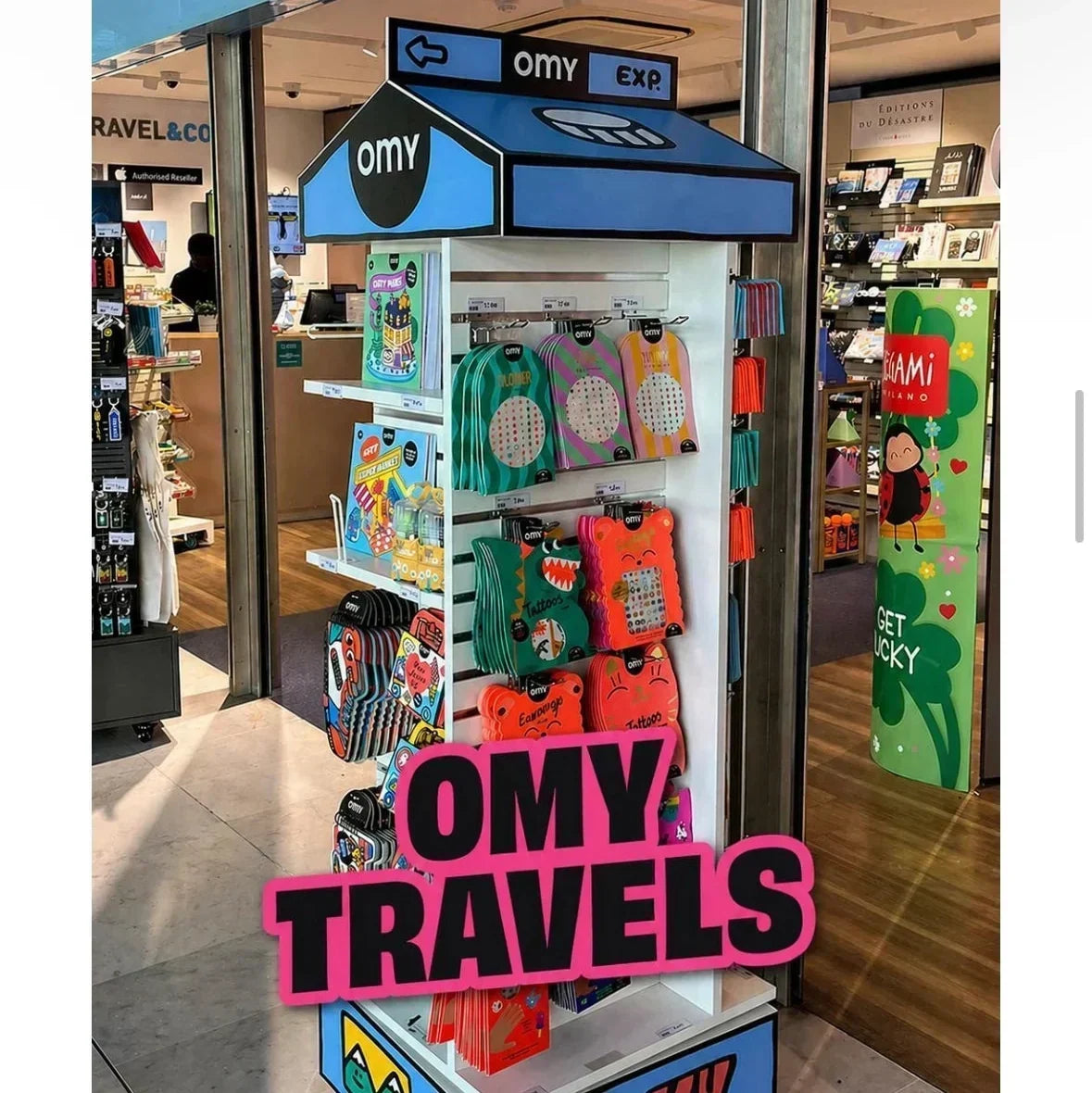 OMY x Relay Aéroport CDG : Quand la créativité prend l'avion