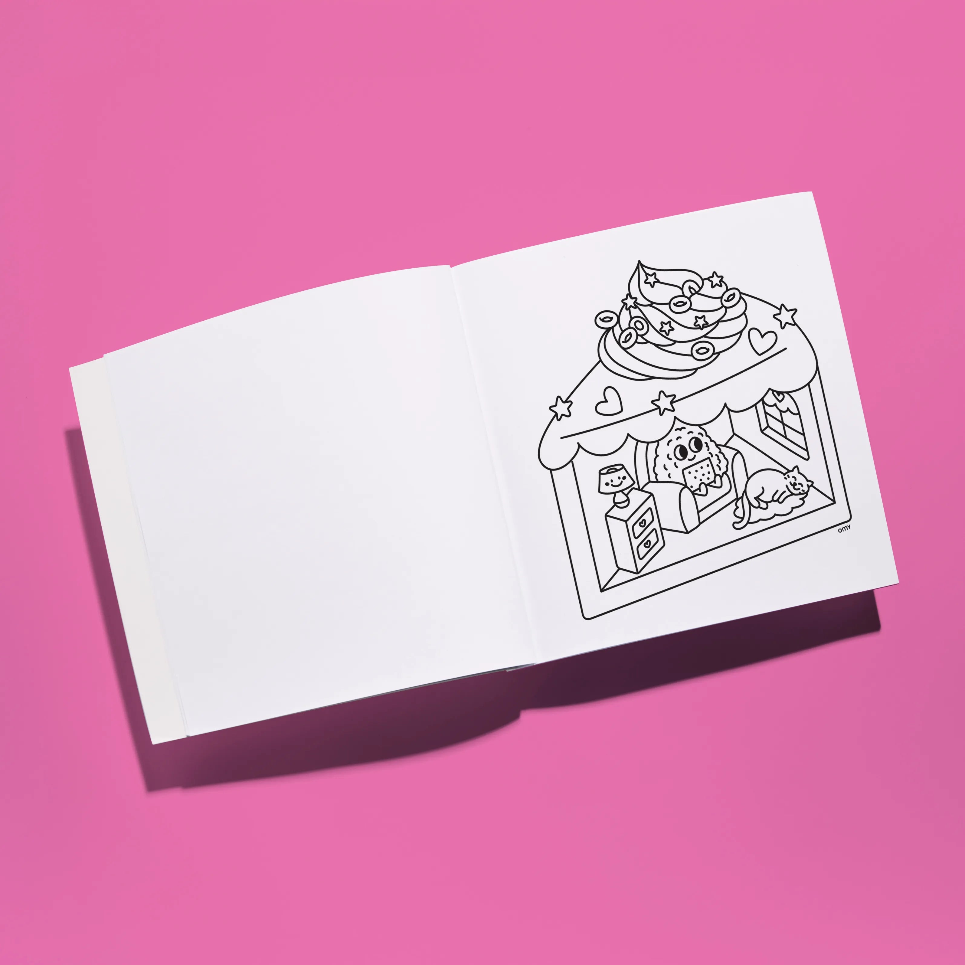Intérieur cozy art kawaii