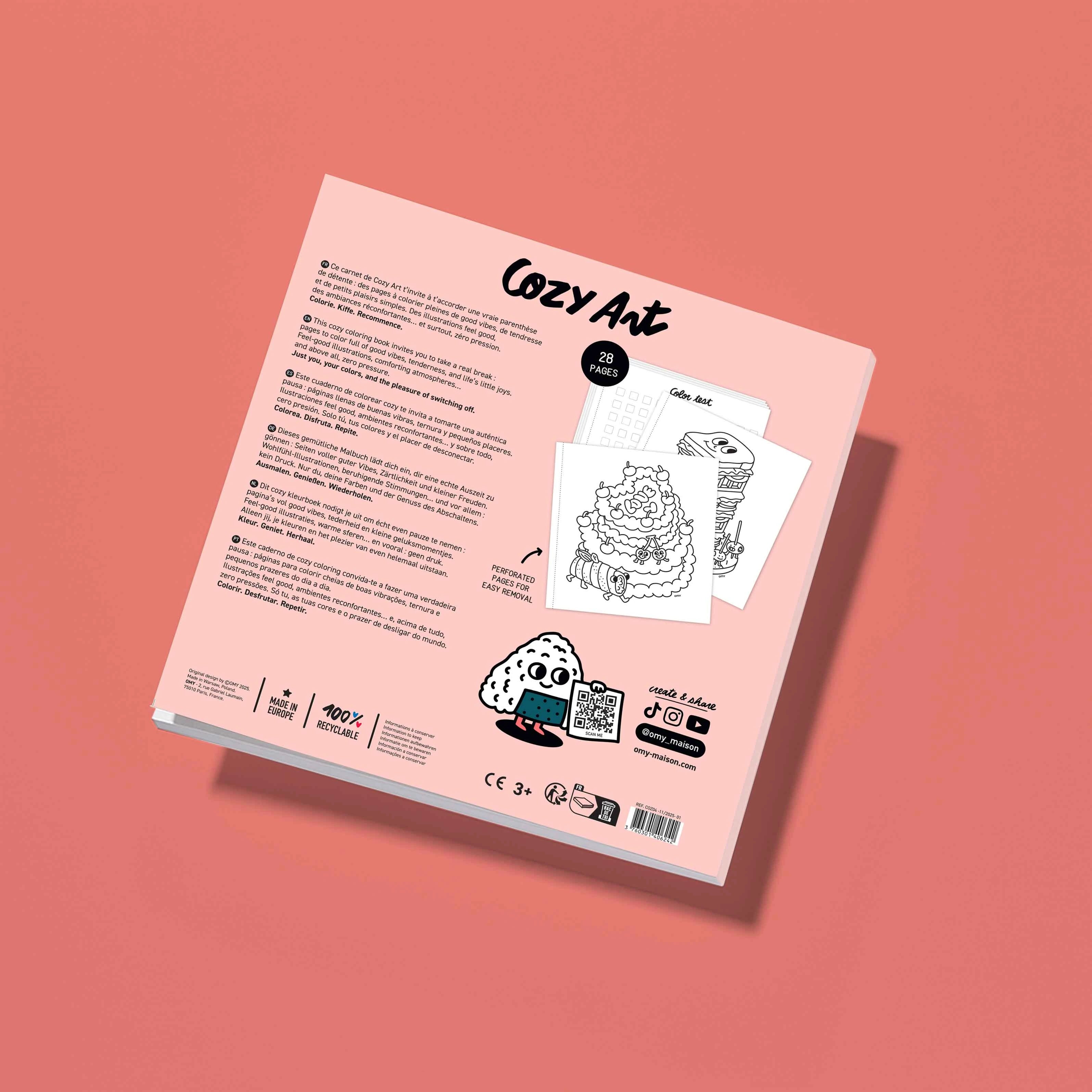 cover arrière cozy art yummy