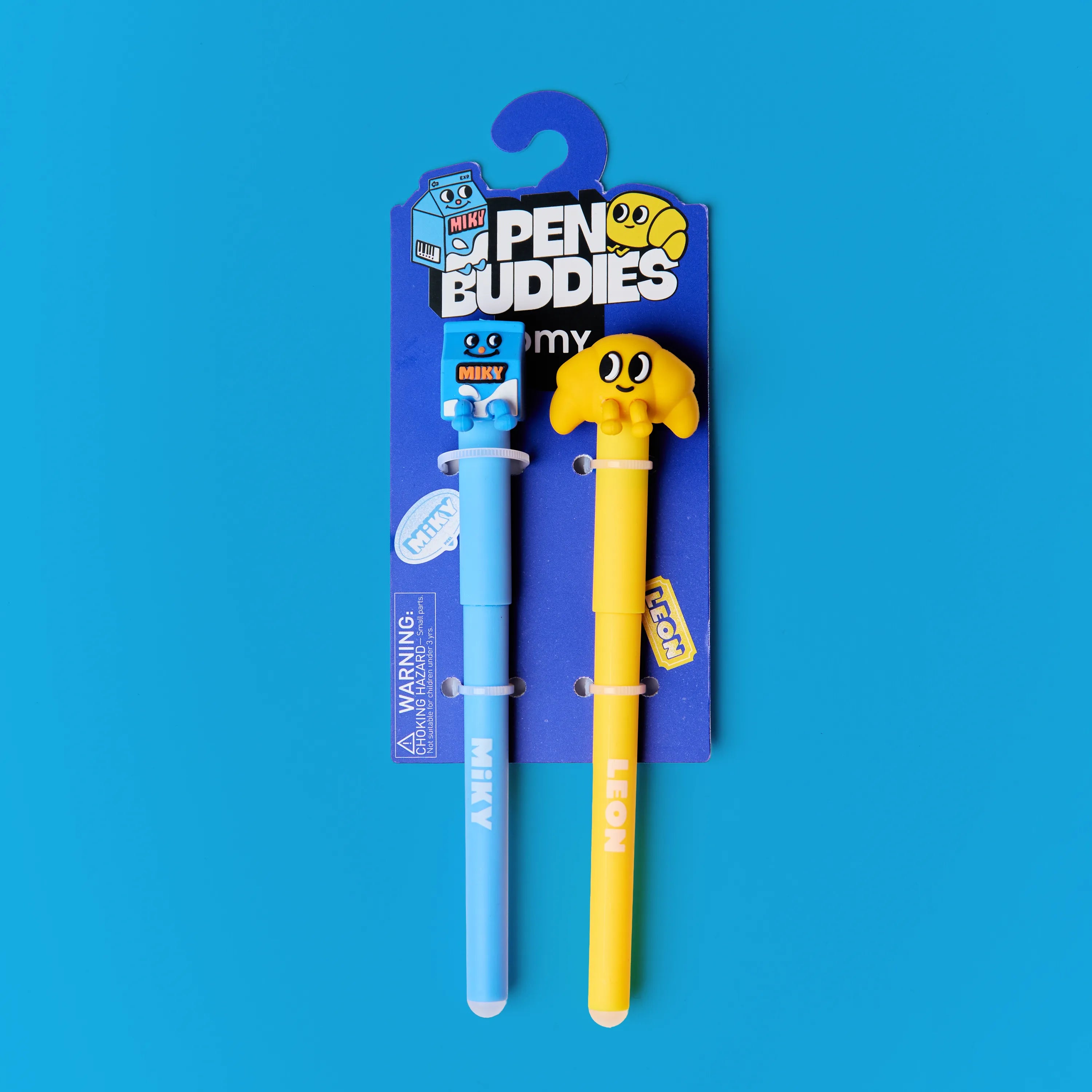 Packshot pen buddies léon et miky