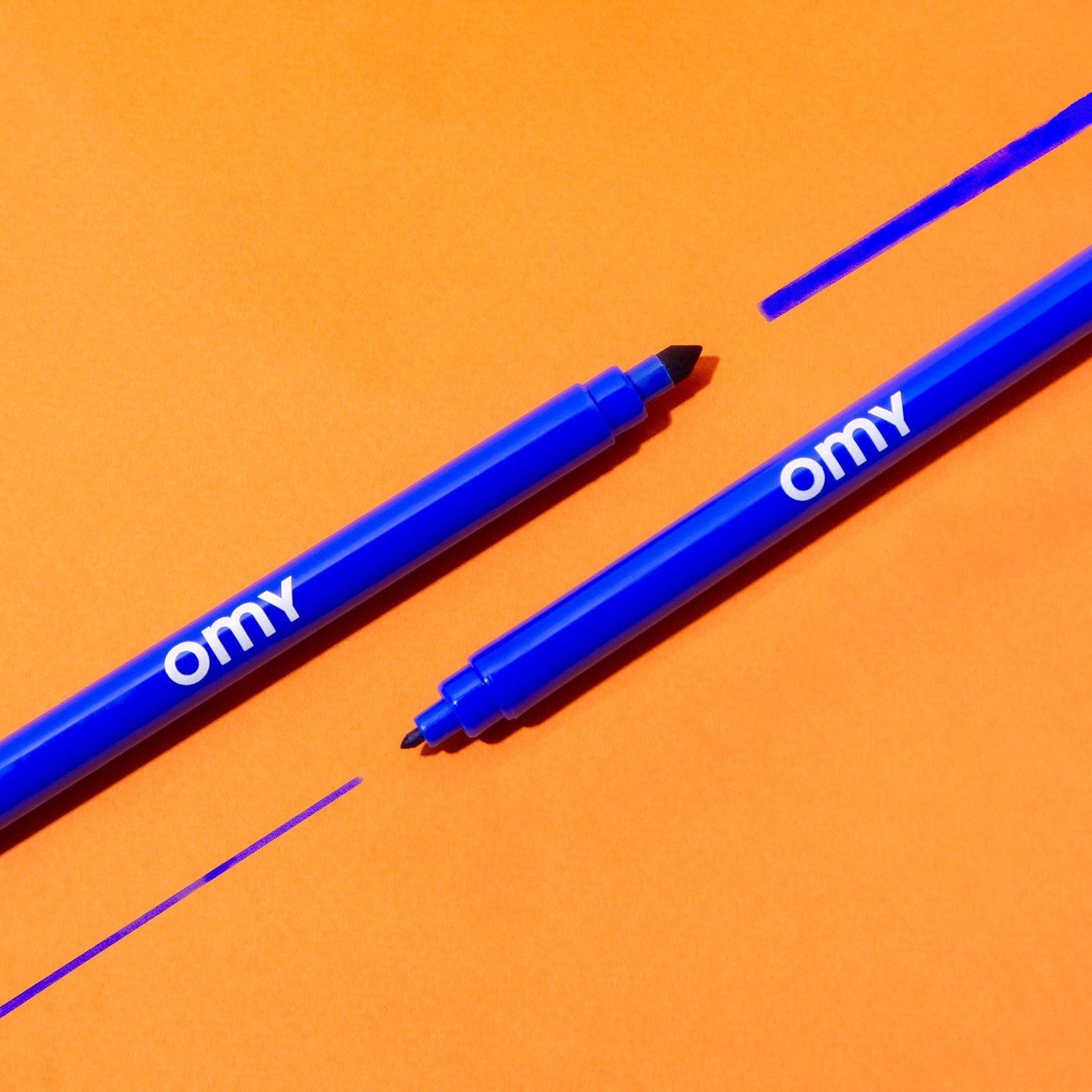 Blue OMY magic marker – Erasable writing for creative coloring