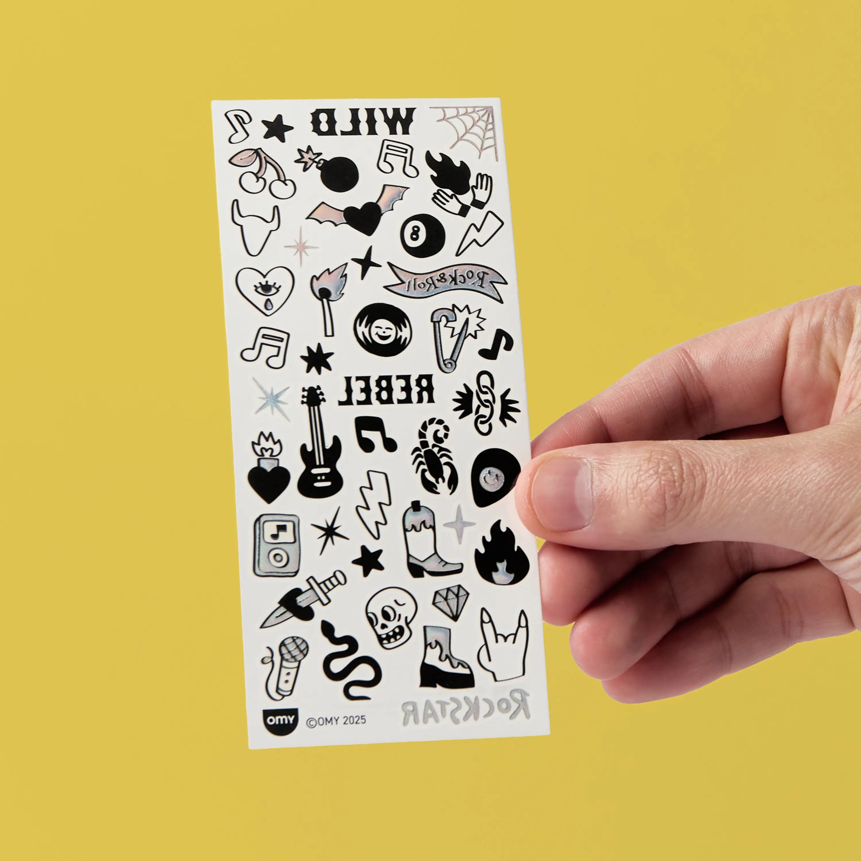 Plaquette flash tattoo wild rebel