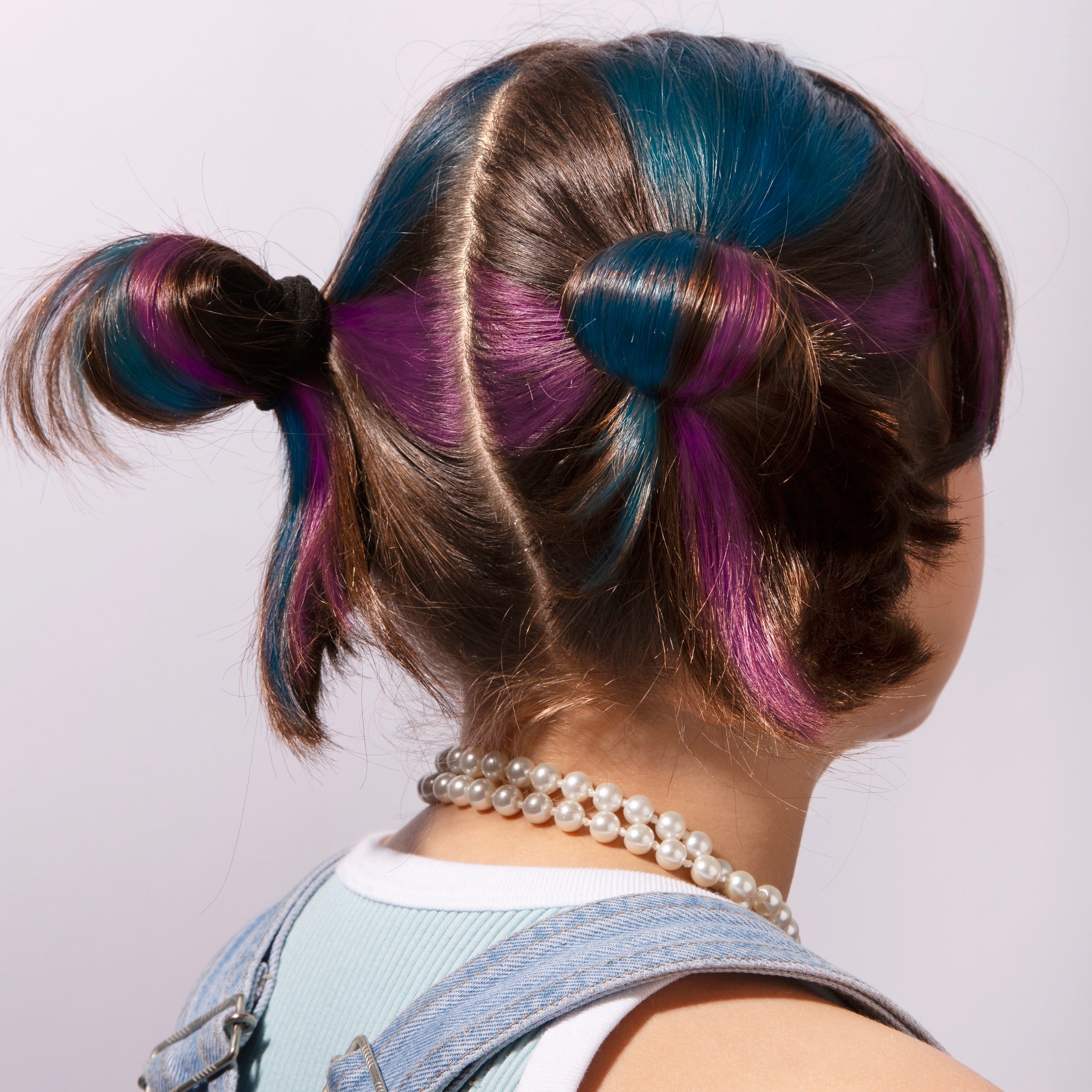 Application de craie de cheveux OMY – Coloration temporaire facile pour enfants