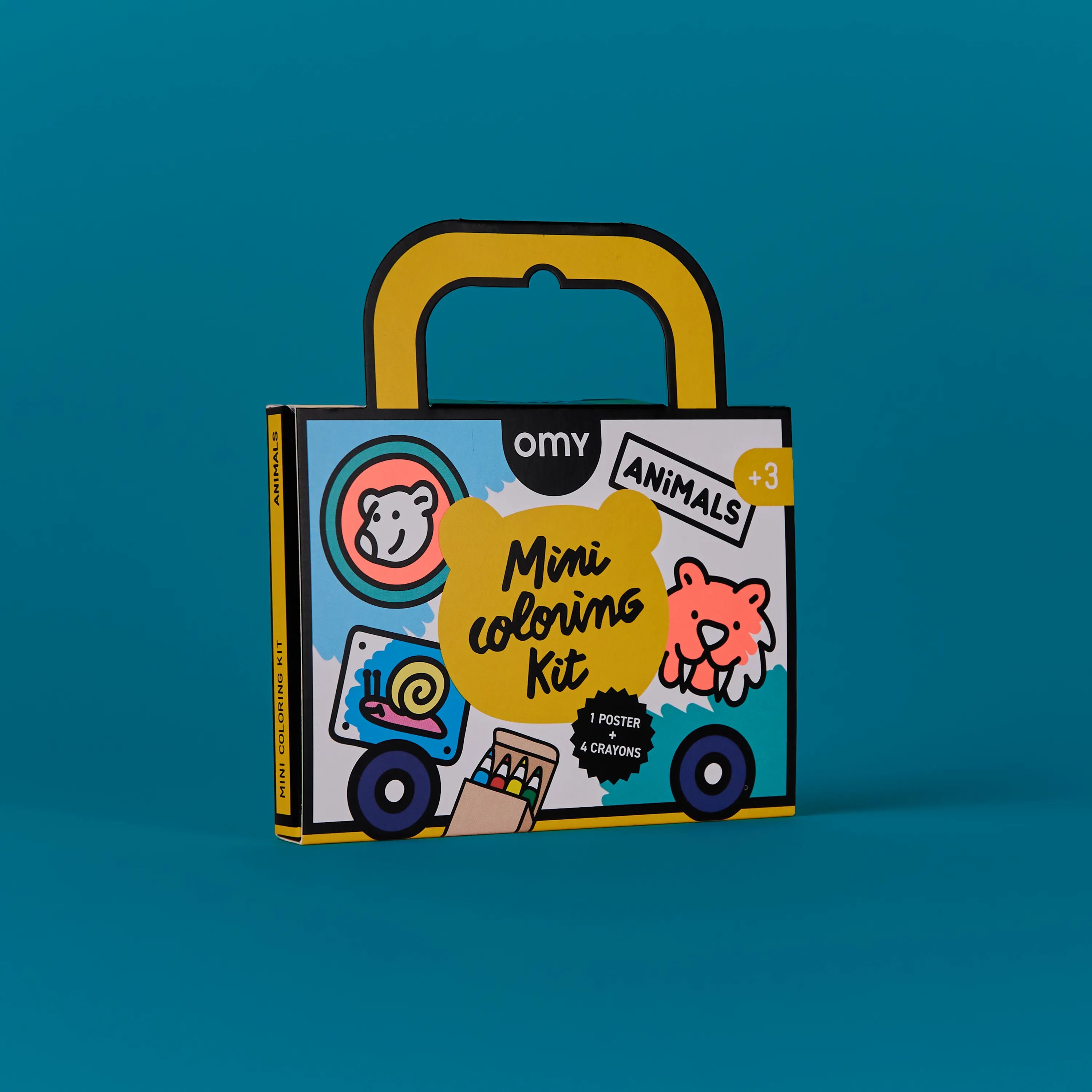 Mini coloring kit animals