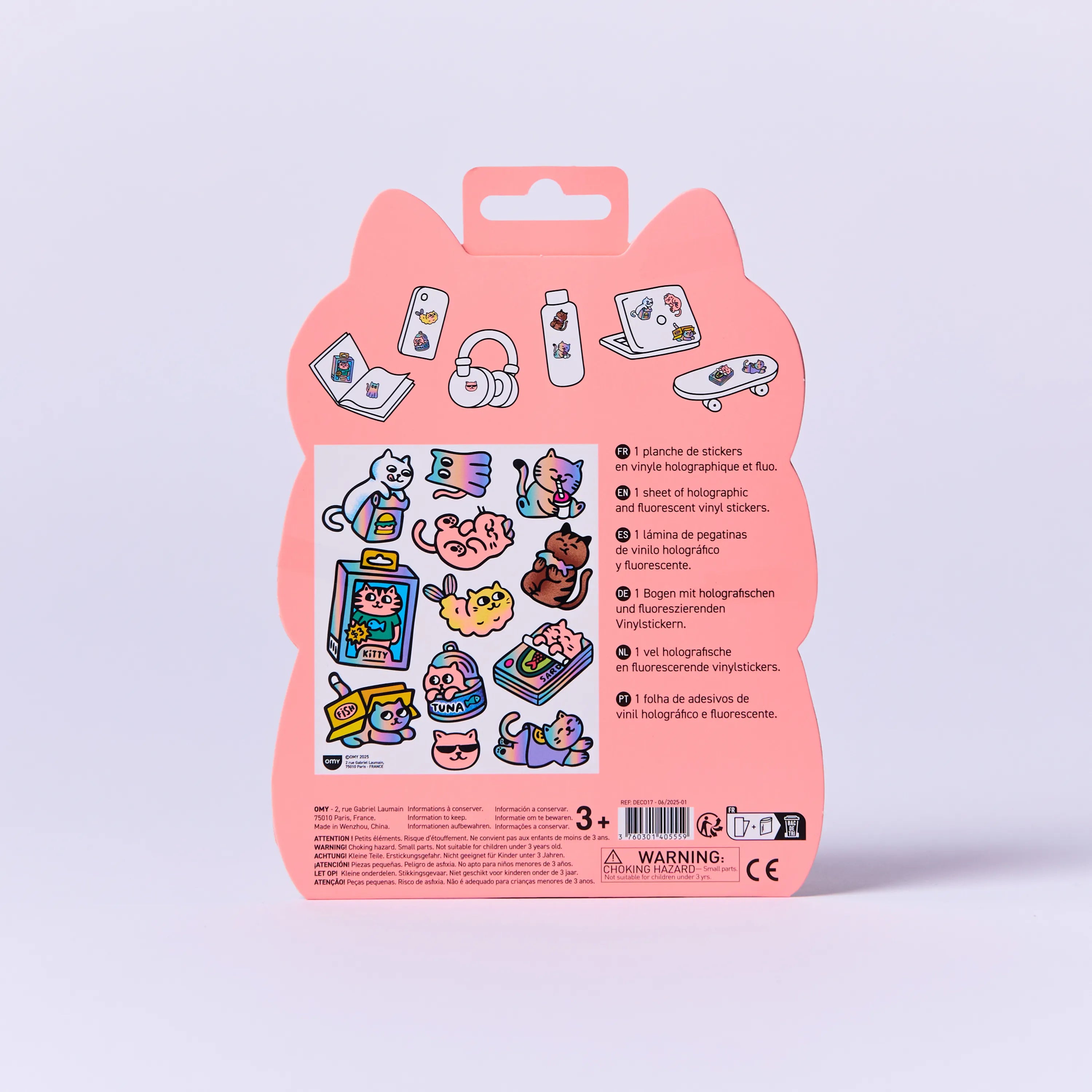 Dos stickers big kitty