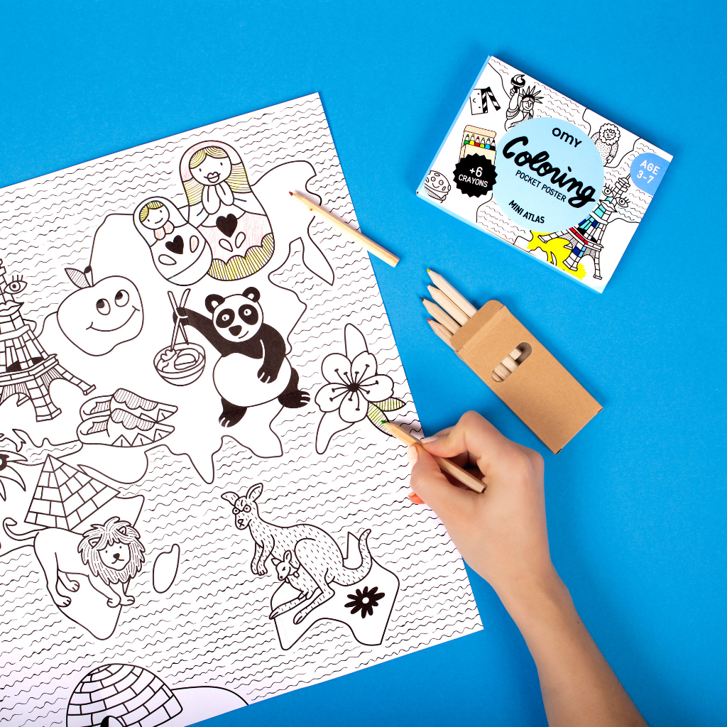 Mini atlas - Coloring pocket