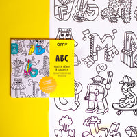 Box of the ABC poster and colored excerpt – Educational and decorative activity from age 3