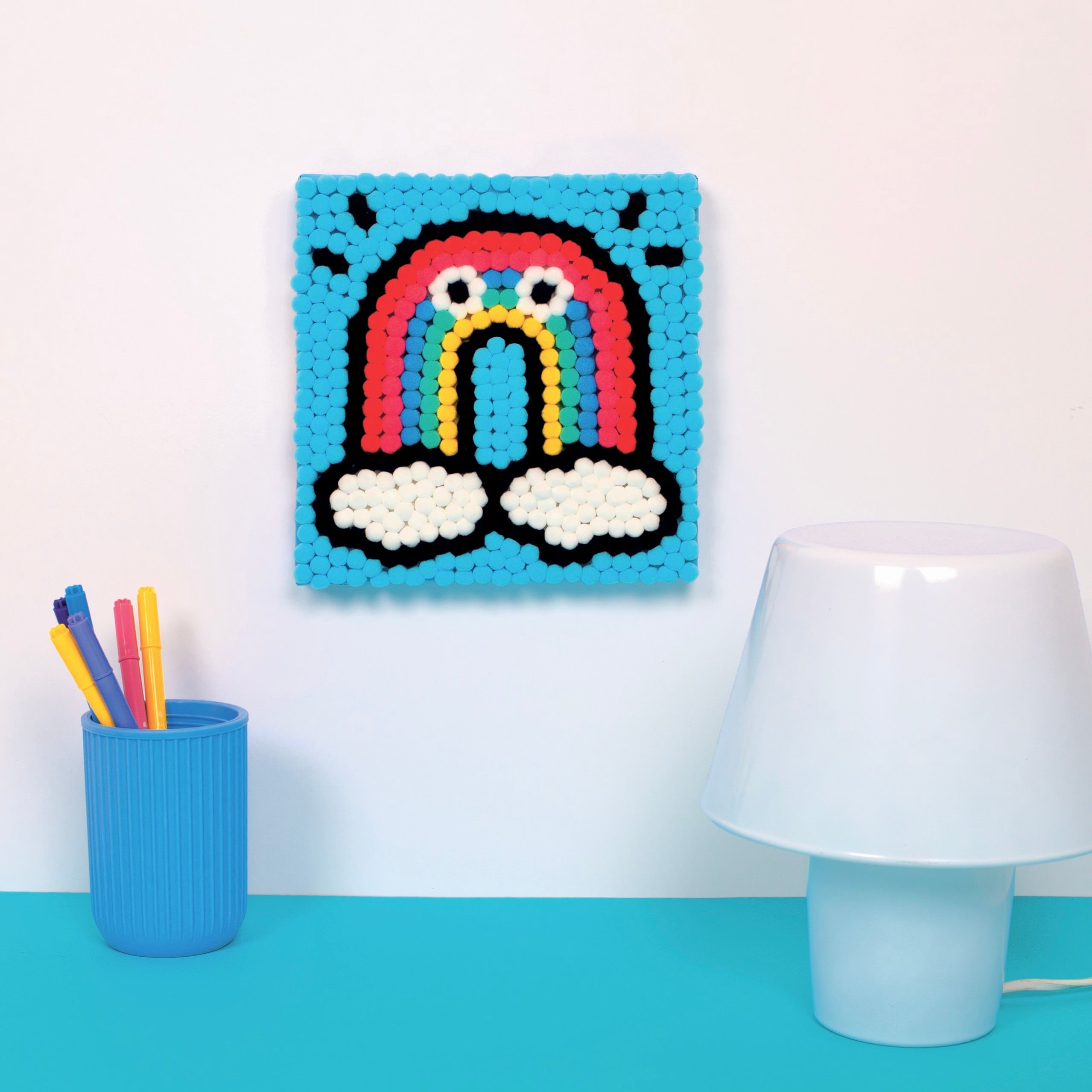 Rainbow - Pompom board kit