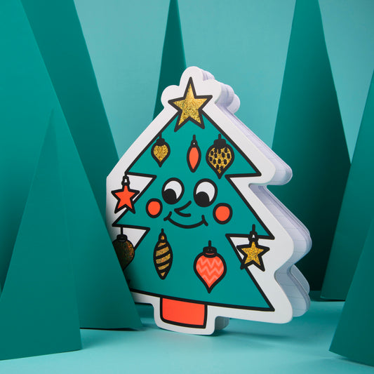 Christmas tree - Notebook + stickers