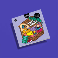 OMY Cozy Art Tiny House coloring book, cozy and cute illustrations to color