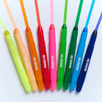 Set of OMY gel pens in vivid and varied colors.