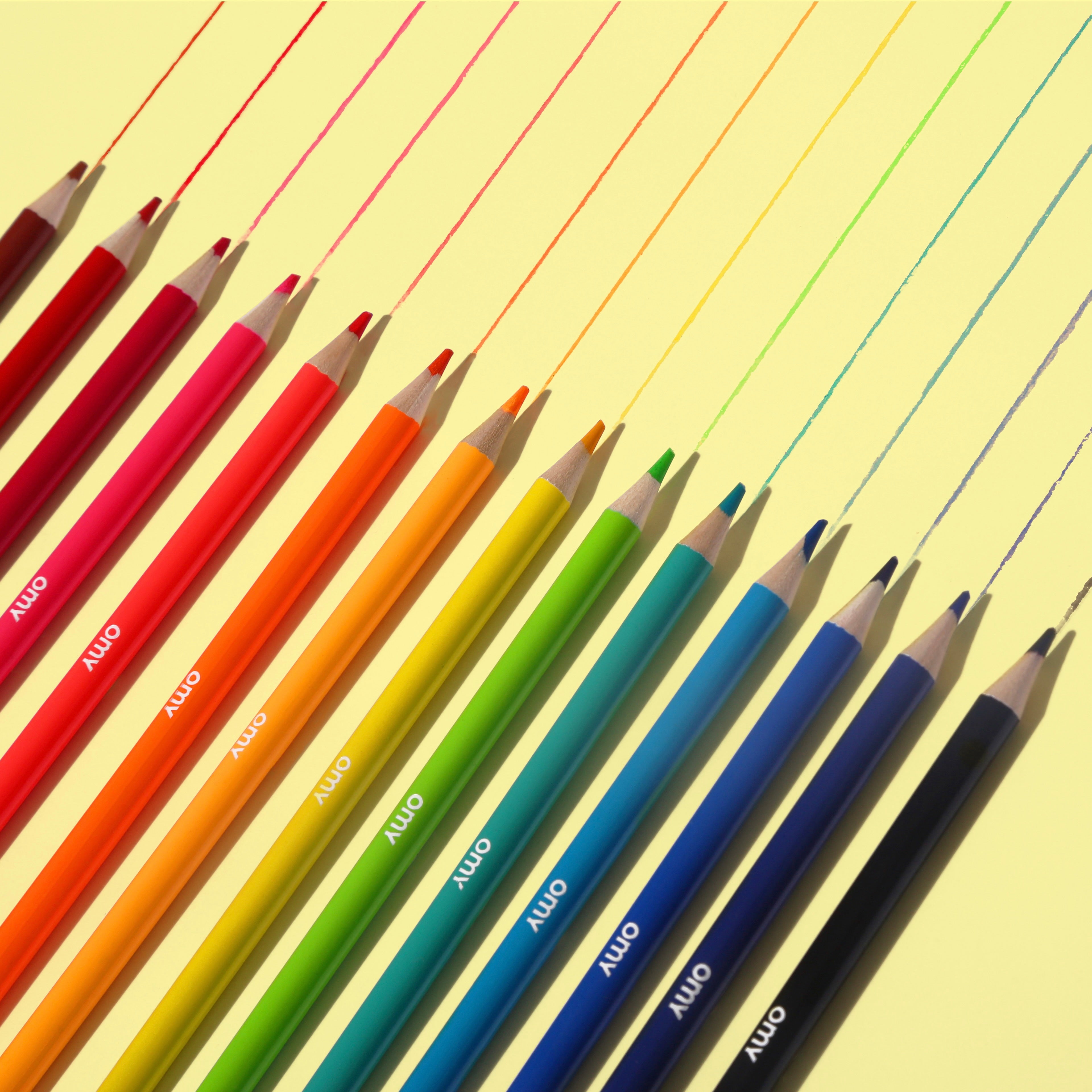Crayons de couleur pop