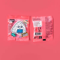 Borracha perfumada onigiri Yuki OMY, embalagem Eraser Buddies, produto infantil
