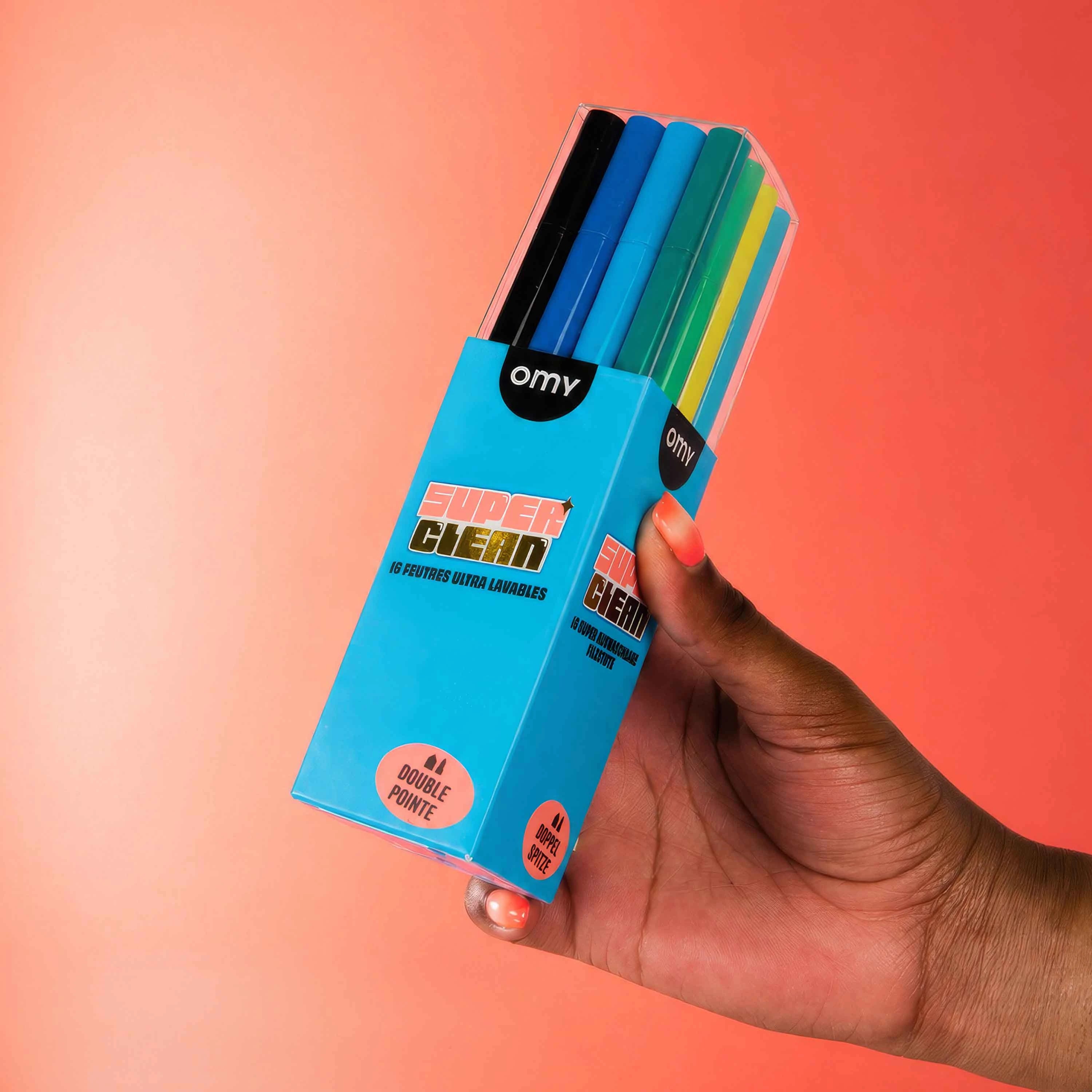 Boîte feutres ultralavable