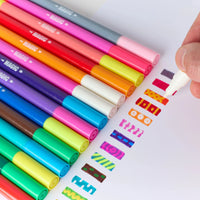 Feutres magiques OMY Magic Twist - démonstration effet révélateur couleur, 16 teintes changeantes pour enfant