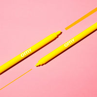 OMY neon double-tip markers – Yellow, Orange, Green, Violet, Blue and Pink