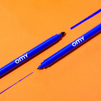 Blue OMY magic marker – Erasable writing for creative coloring