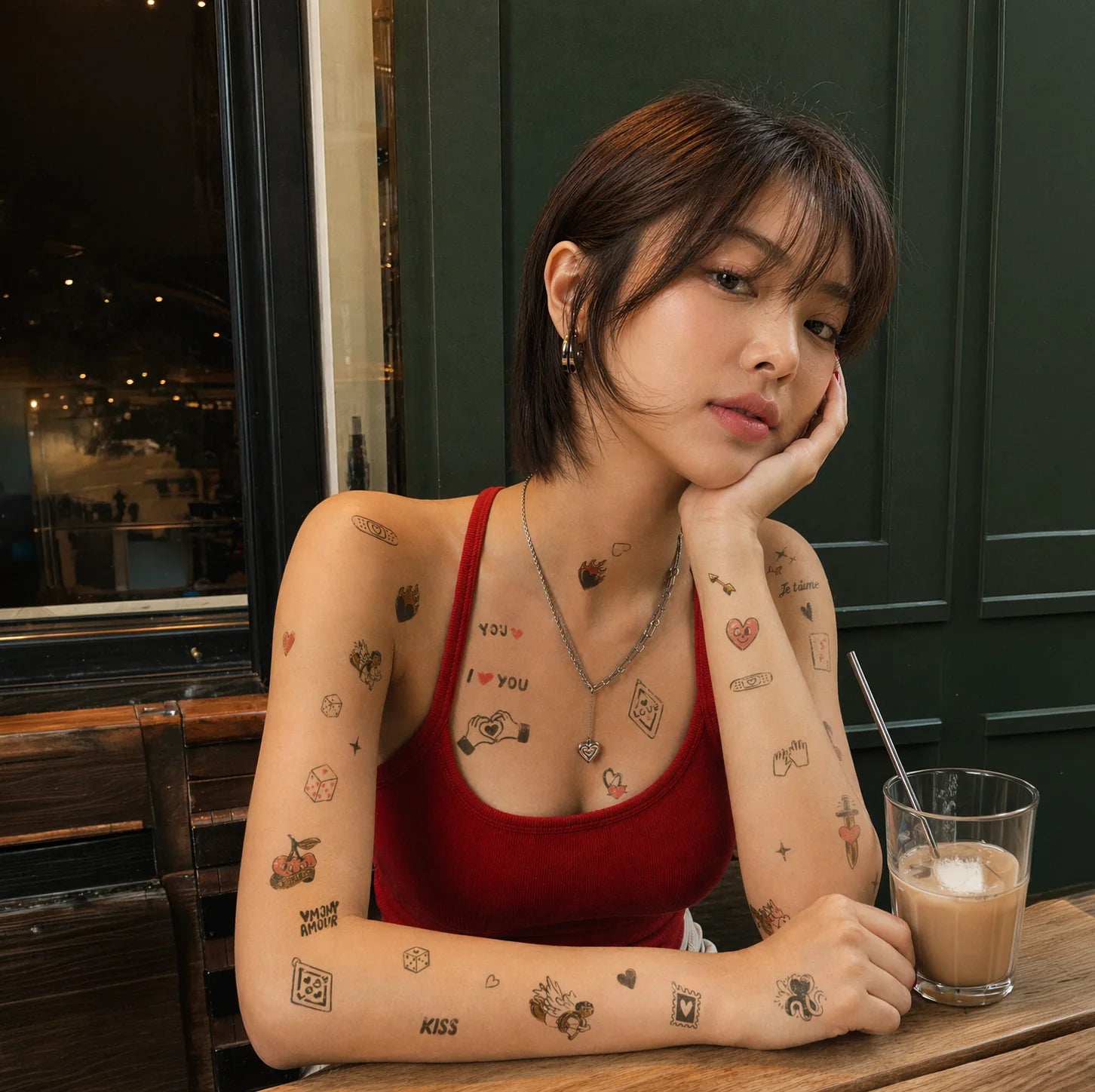 Flash tattoos temporaires OMY 