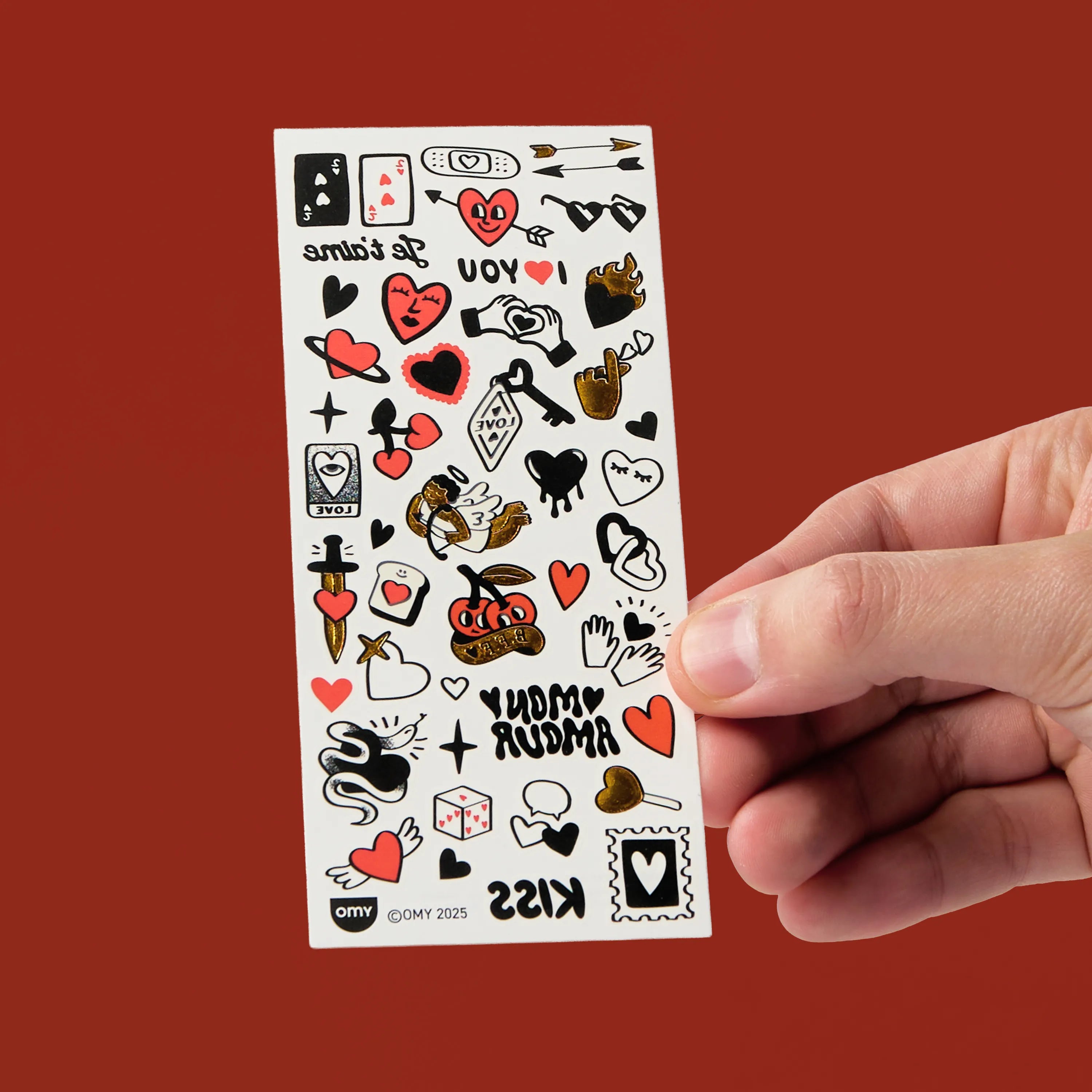 Plaquette flash tattoos crazy in love
