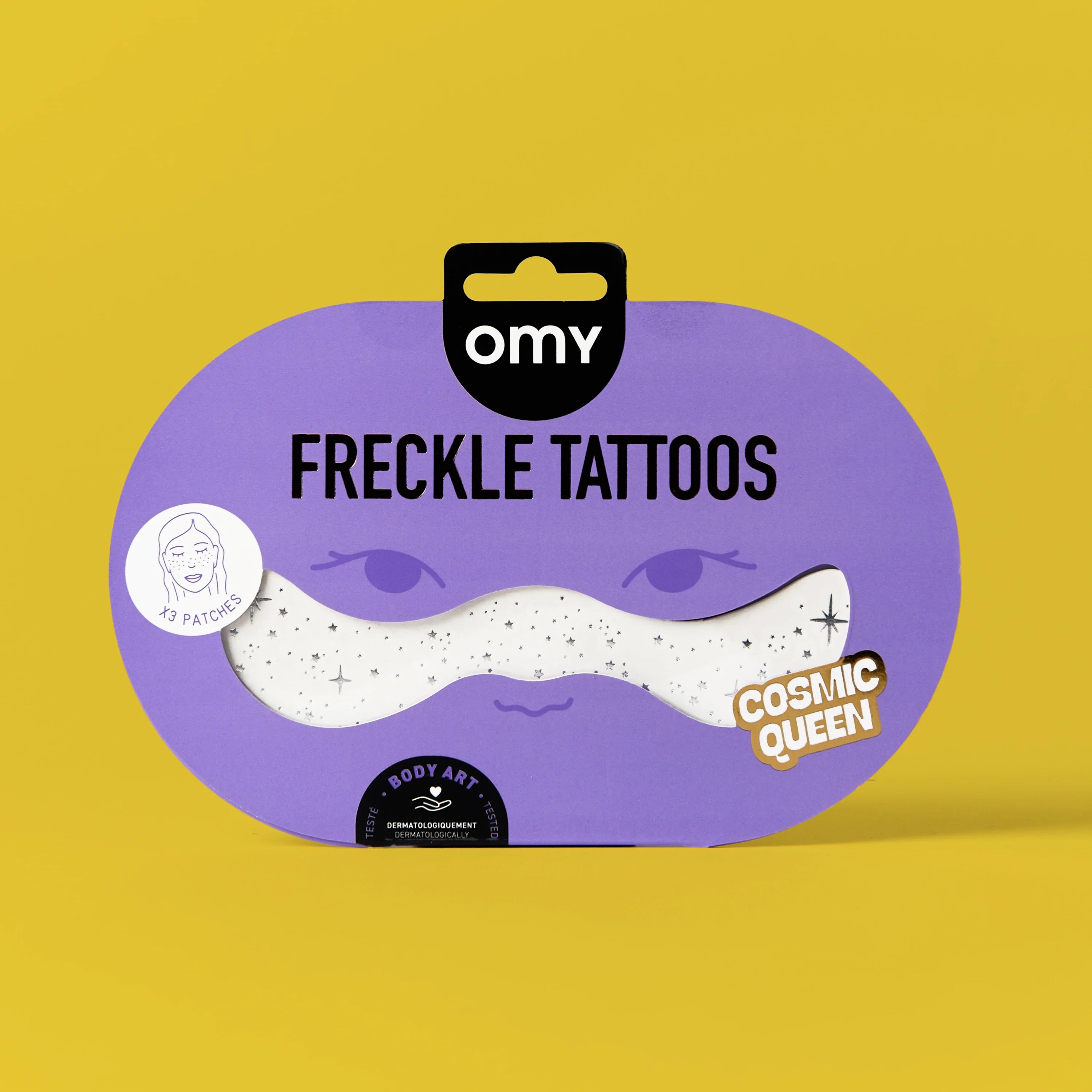 Packshot avant freckles tattoo cosmic queen