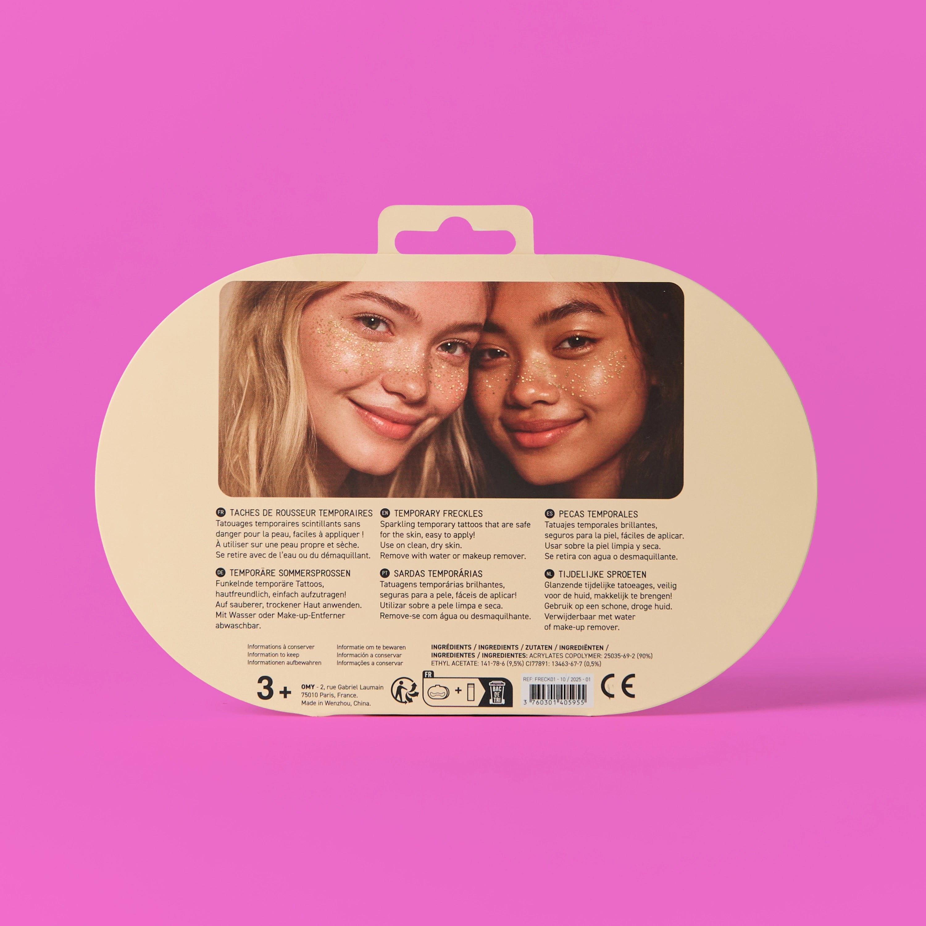 Packshot arrière freckles tattoo heart breaker