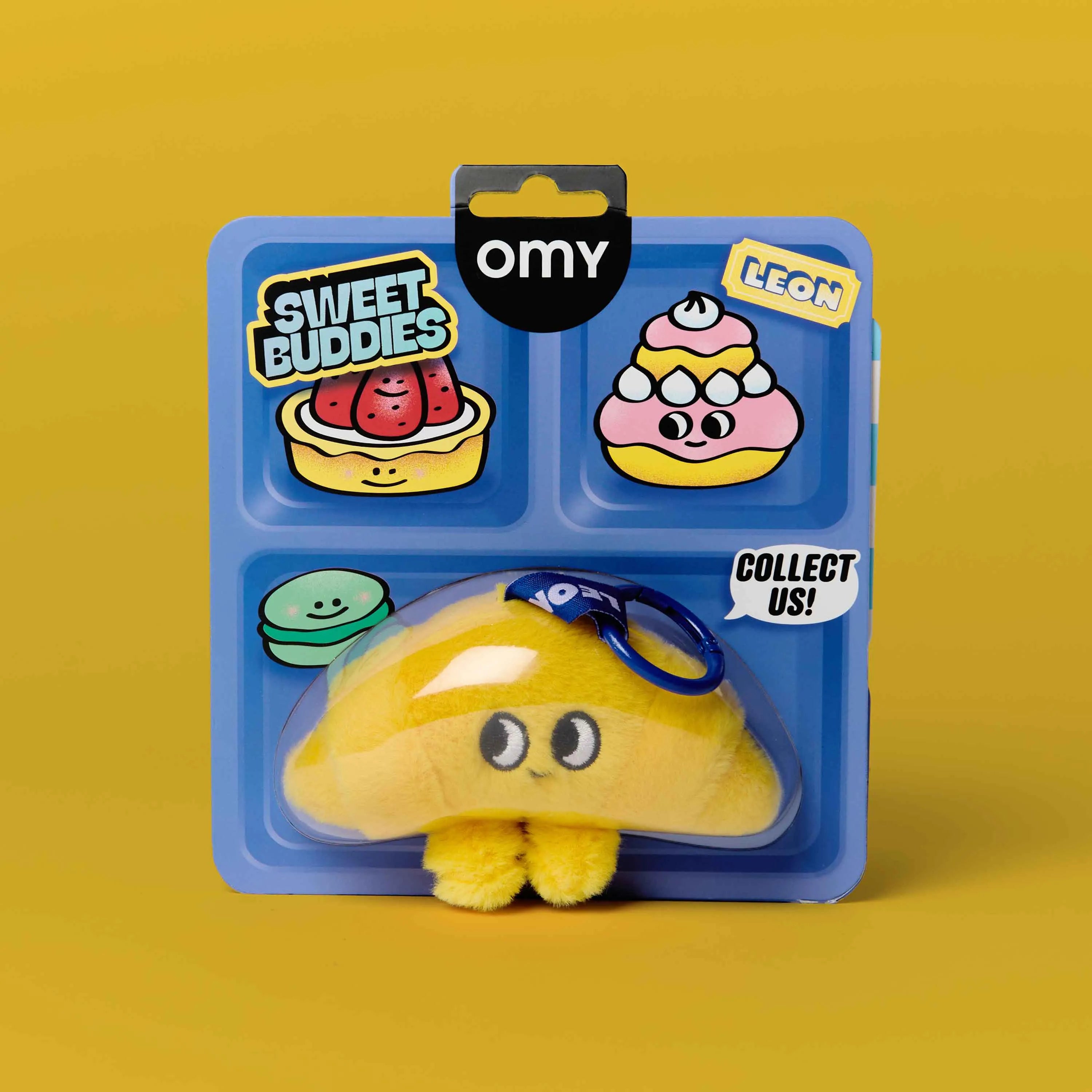 Mini-Plüsch Leon in Form eines Croissants – Sweet Buddies OMY