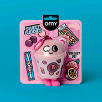 Peluche Bubble Sweet Buddies dans son packaging illustré