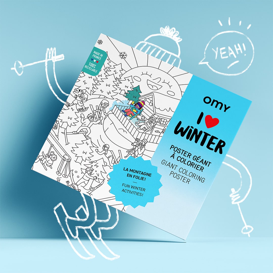 Poster à colorier carte de France - Omy - 🧸 La boutique en ligne Des  Jouets Voyageurs