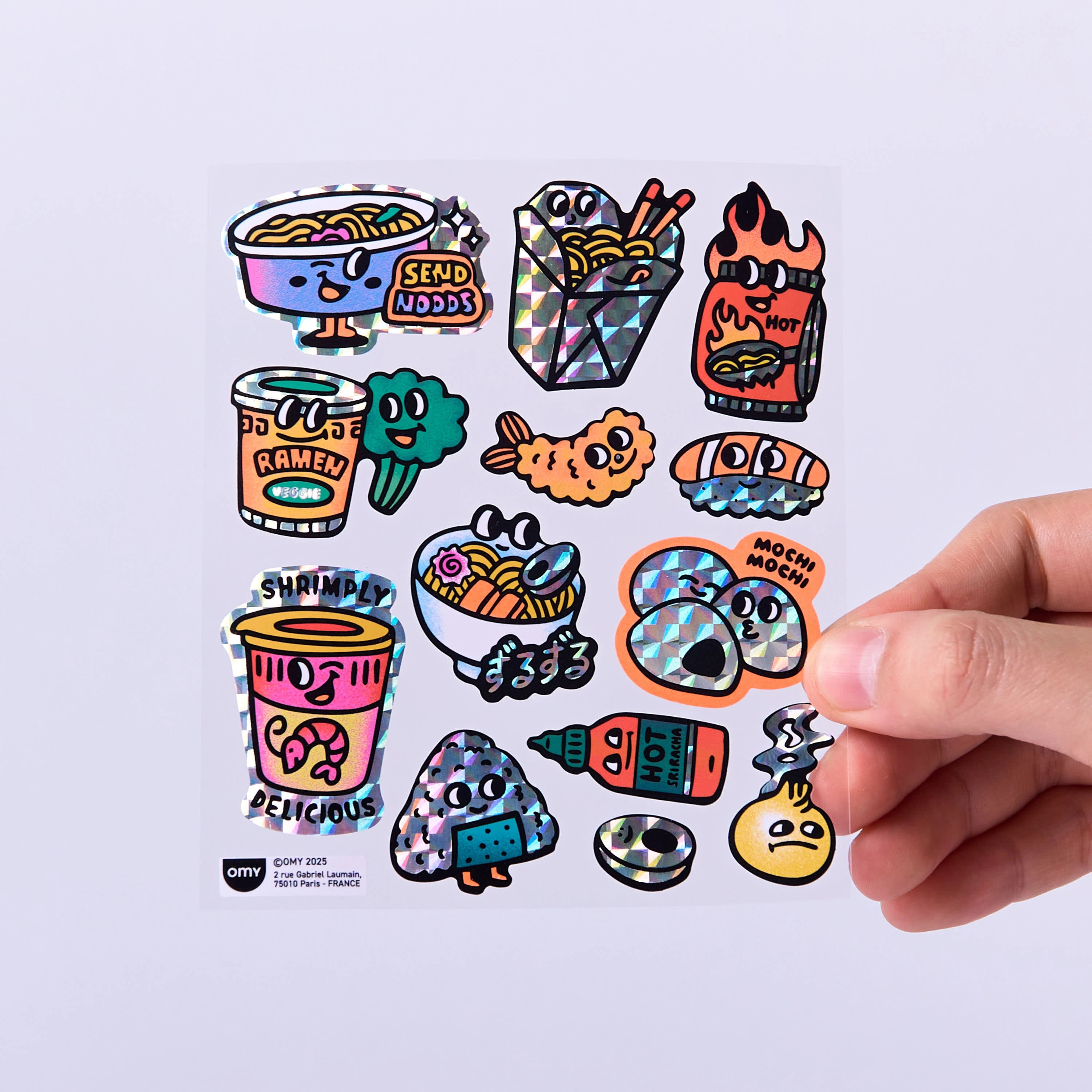 Présentation stickers big noodle