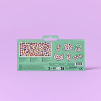 Dos du packaging Fabulous Stickers Boutique French Baguette OMY avec planche de stickers et idées d’utilisation
