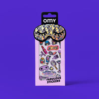 Fabulous Stickers Make Up OMY – emballage rose avec stickers maquillage holographiques et waterproof