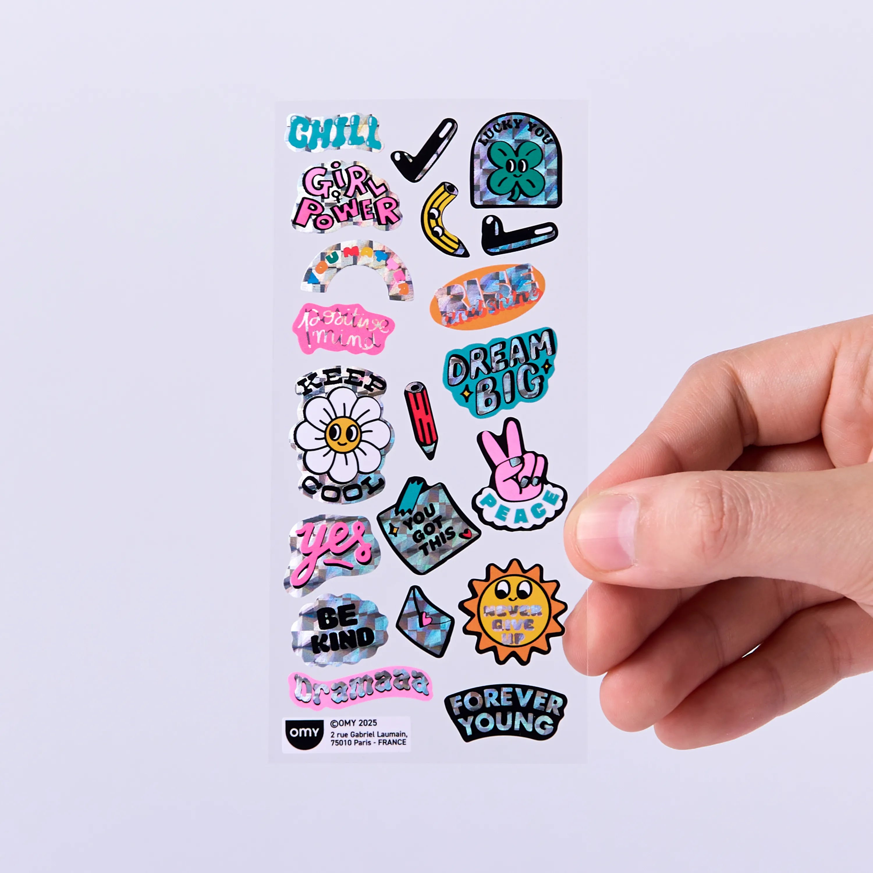 Détails stickers iconic messages