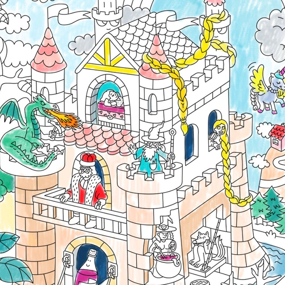 Tales and fairy tales - XXL coloring