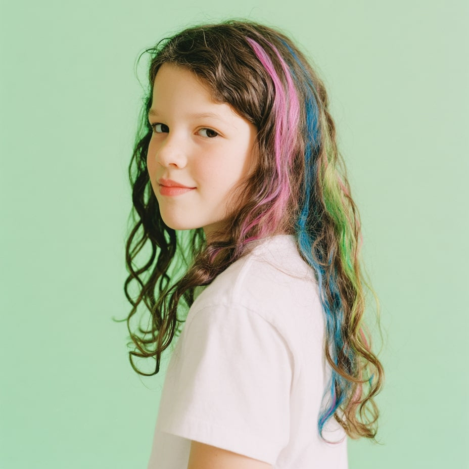 Craie verte Hair Chalk OMY – Coloration cheveux temporaire pour enfants 