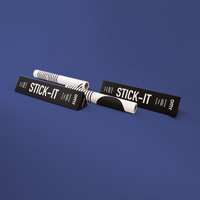 OMY Stick-it GRAPHIC Klebepapier-Rollen in Schwarz-Weiß, geometrische Muster zum Individualisieren von Möbeln und Deko-Objekten.