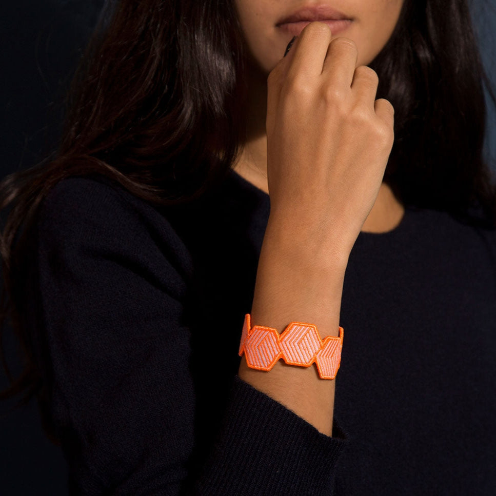 CUBE ORANGE - Bracelet