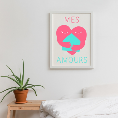 Mes amours - Affiche